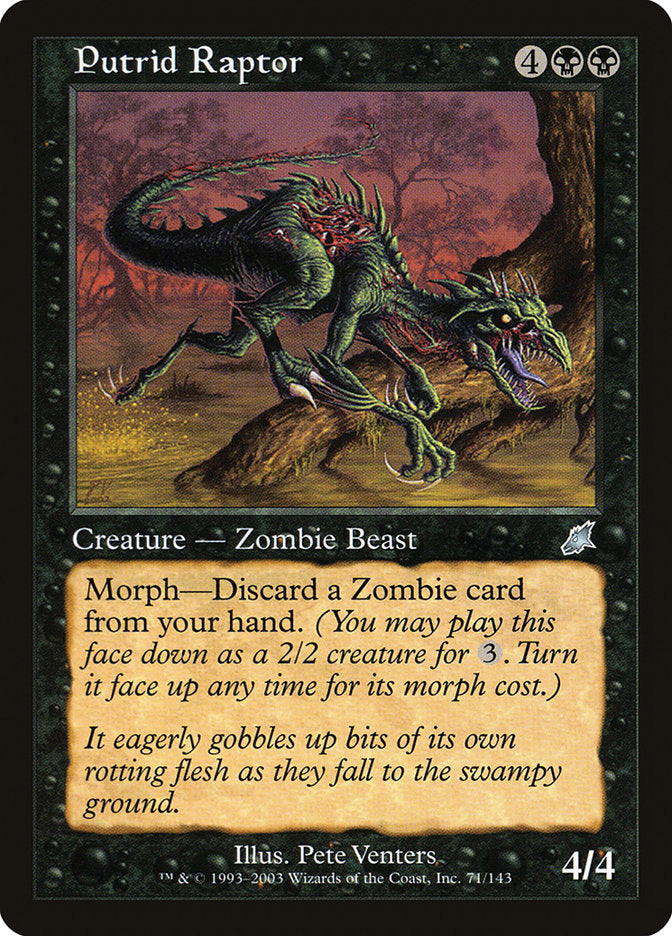 Putrid Raptor [Scourge] | Game Master's Emporium (The New GME)