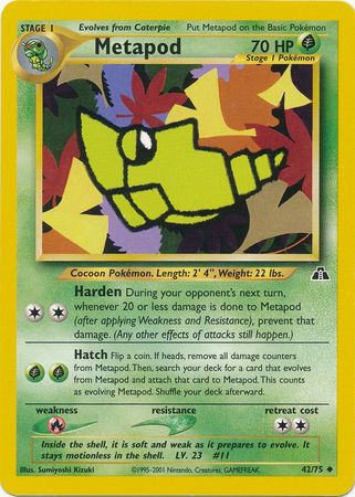 Metapod (42/75) [Neo Discovery Unlimited] | Game Master's Emporium (The New GME)