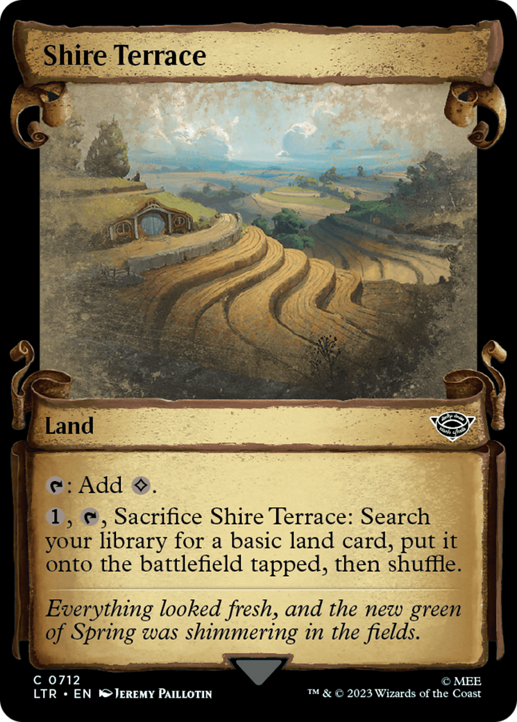 Shire Terrace [The Lord of the Rings: Tales of Middle-Earth Showcase Scrolls] | Game Master's Emporium (The New GME)