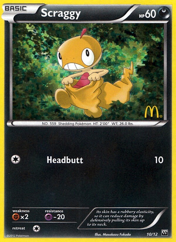 Scraggy (10/12) [McDonald's Promos: 2012 Collection] | Game Master's Emporium (The New GME)