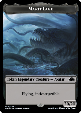 Insect // Marit Lage Double-Sided Token [Dominaria Remastered Tokens] | Game Master's Emporium (The New GME)