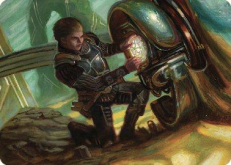 Urza, Powerstone Prodigy Art Card [The Brothers' War Art Series] | Game Master's Emporium (The New GME)