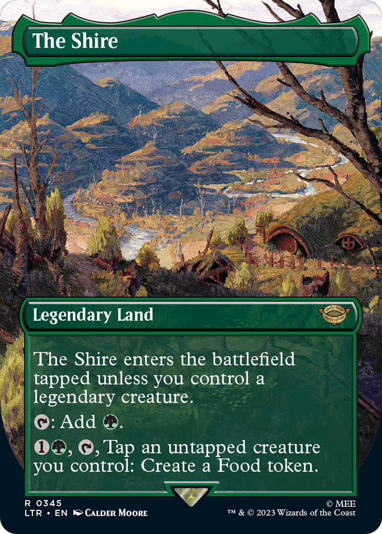 The Shire (Borderless Alternate Art) [The Lord of the Rings: Tales of Middle-Earth] | Game Master's Emporium (The New GME)