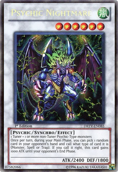 Psychic Nightmare [DREV-EN085] Secret Rare | Game Master's Emporium (The New GME)