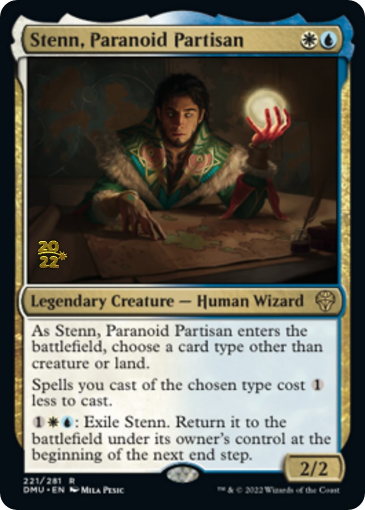 Stenn, Paranoid Partisan [Dominaria United Prerelease Promos] | Game Master's Emporium (The New GME)