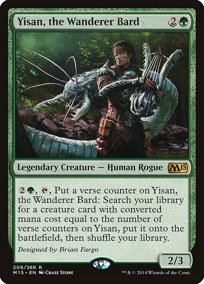 Yisan, the Wanderer Bard [Magic 2015] | Game Master's Emporium (The New GME)