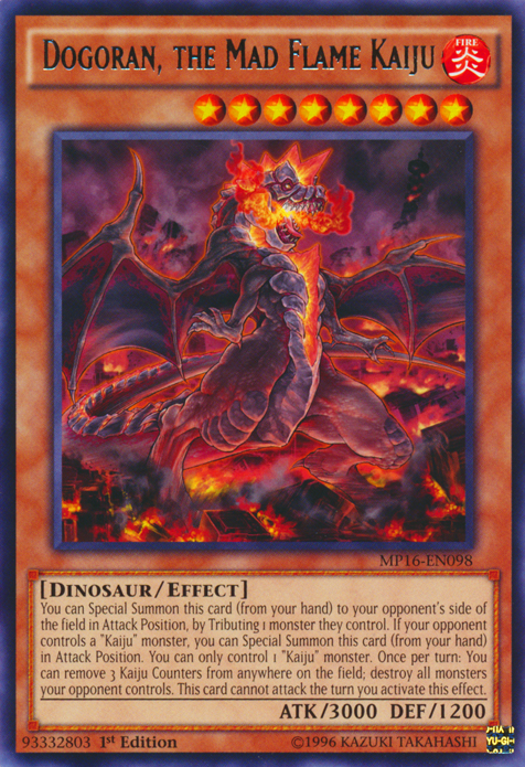 Dogoran, the Mad Flame Kaiju [MP16-EN098] Rare | Game Master's Emporium (The New GME)