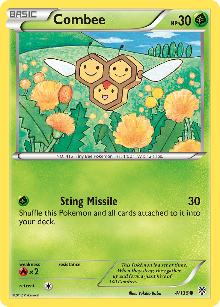 Combee (4/135) [Black & White: Plasma Storm] | Game Master's Emporium (The New GME)