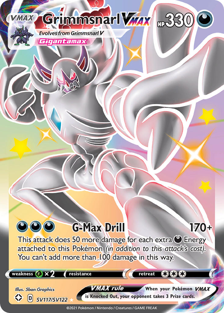 Grimmsnarl VMAX (SV117/SV122) [Sword & Shield: Shining Fates] | Game Master's Emporium (The New GME)
