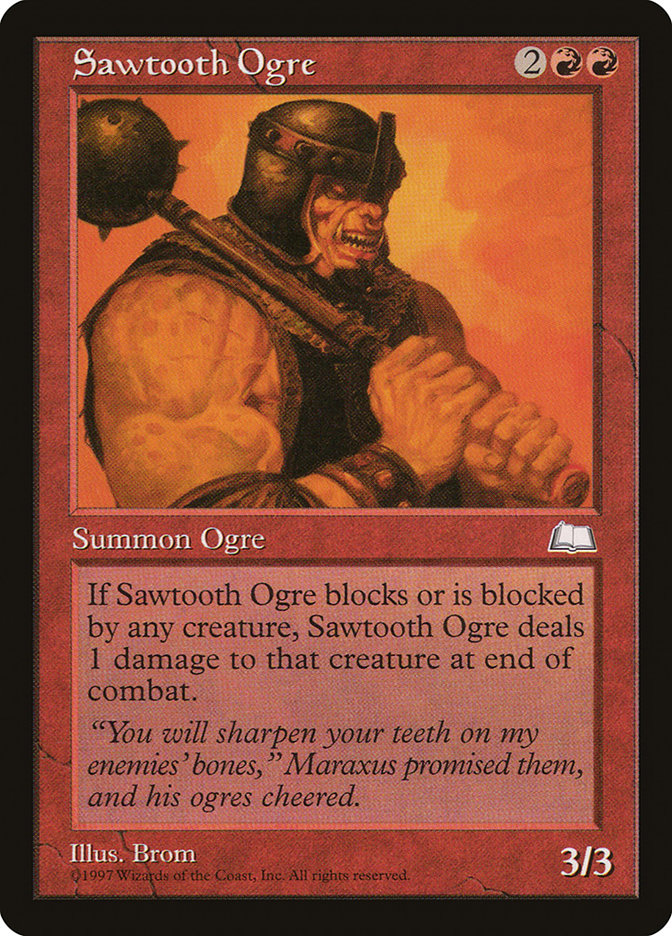 Sawtooth Ogre [Weatherlight] | Game Master's Emporium (The New GME)