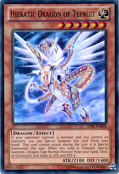 Hieratic Dragon of Tefnuit [AP01-EN008] Super Rare | Game Master's Emporium (The New GME)