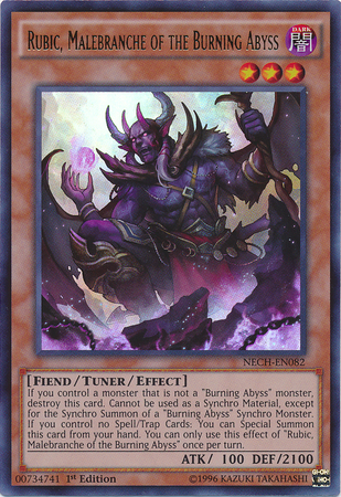 Rubic, Malebranche of the Burning Abyss [NECH-EN082] Ultra Rare | Game Master's Emporium (The New GME)