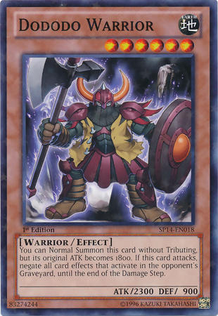 Dododo Warrior [SP14-EN018] Starfoil Rare | Game Master's Emporium (The New GME)