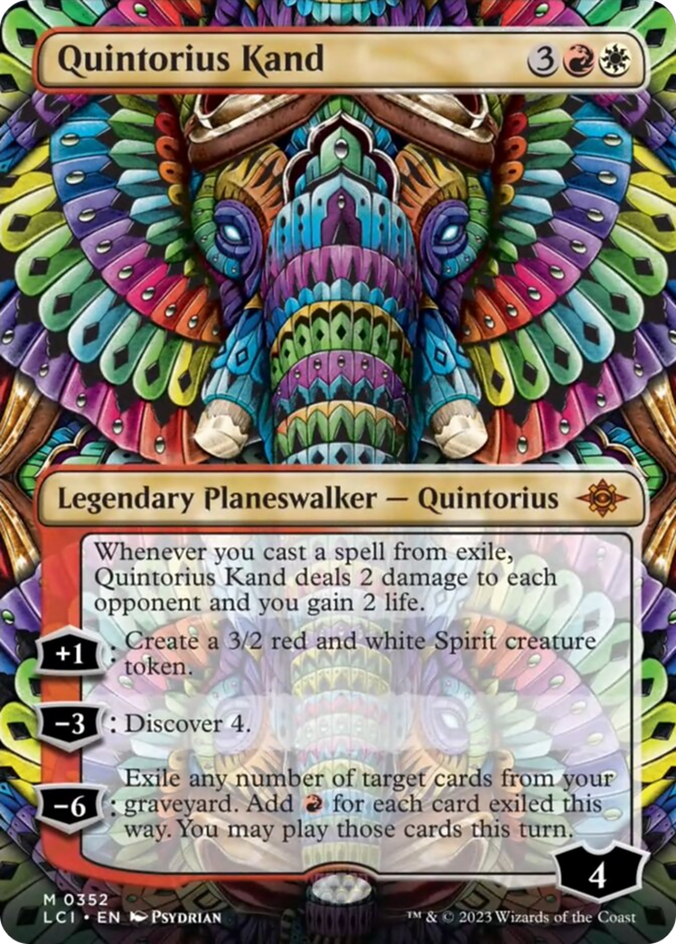 Quintorius Kand (0352) (Borderless) [The Lost Caverns of Ixalan] | Game Master's Emporium (The New GME)