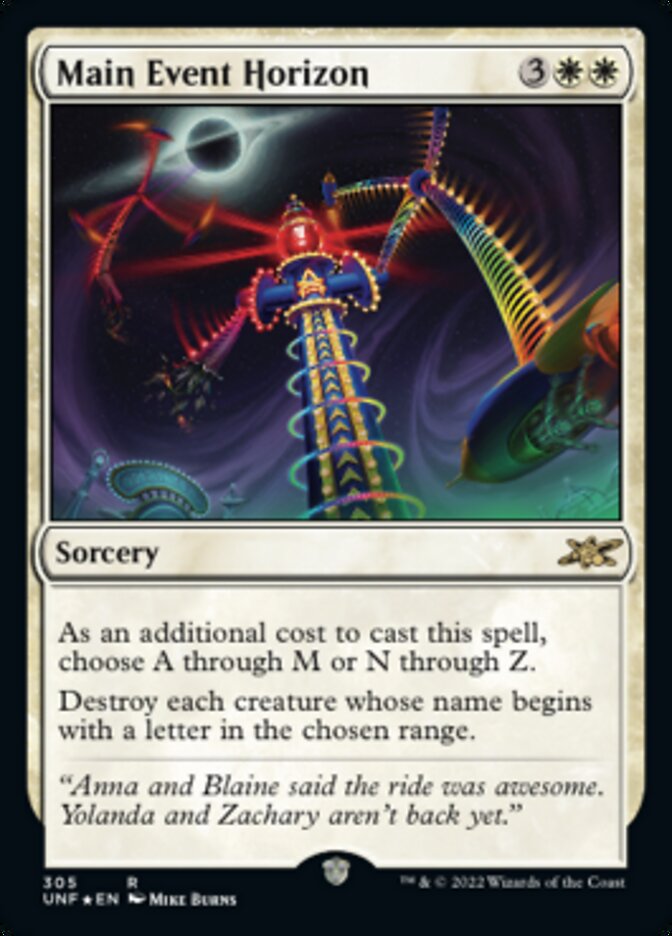 Main Event Horizon (Galaxy Foil) [Unfinity] | Game Master's Emporium (The New GME)