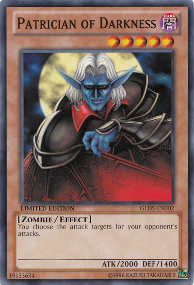 Patrician of Darkness [GLD5-EN002] Common | Game Master's Emporium (The New GME)