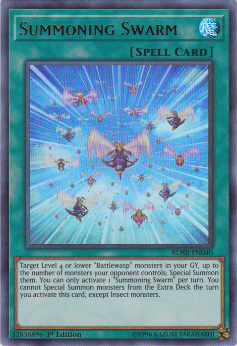 Summoning Swarm [BLHR-EN040] Ultra Rare | Game Master's Emporium (The New GME)