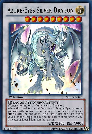 Azure-Eyes Silver Dragon [SDBE-EN040] Ultra Rare | Game Master's Emporium (The New GME)