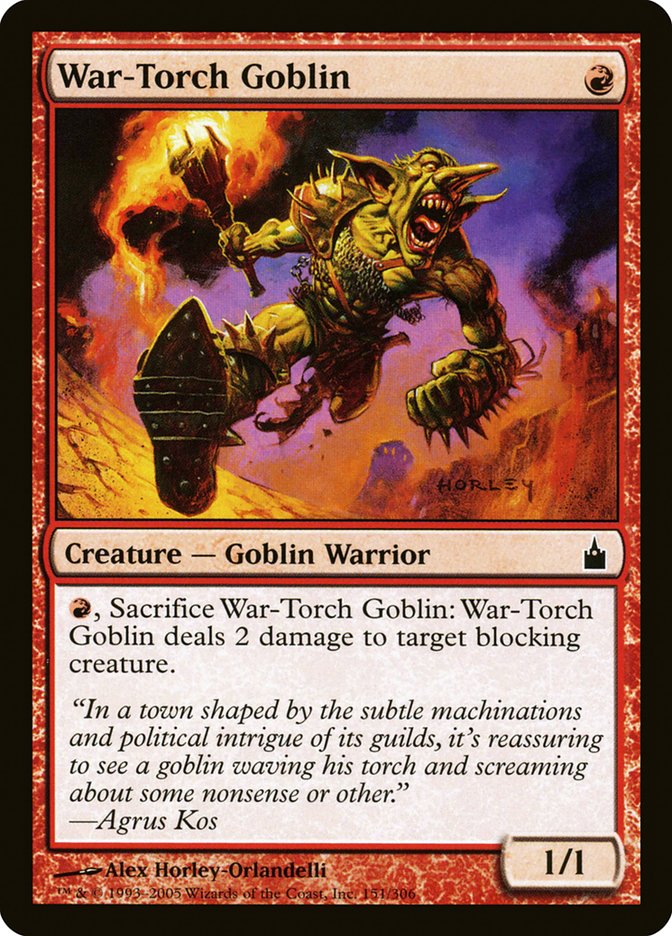 War-Torch Goblin [Ravnica: City of Guilds] | Game Master's Emporium (The New GME)