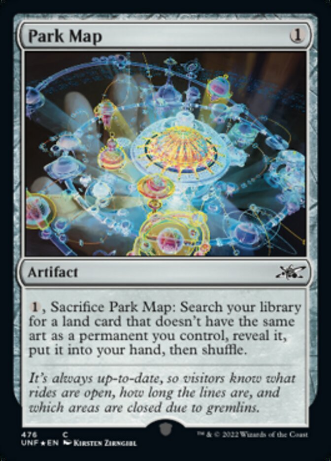 Park Map (Galaxy Foil) [Unfinity] | Game Master's Emporium (The New GME)