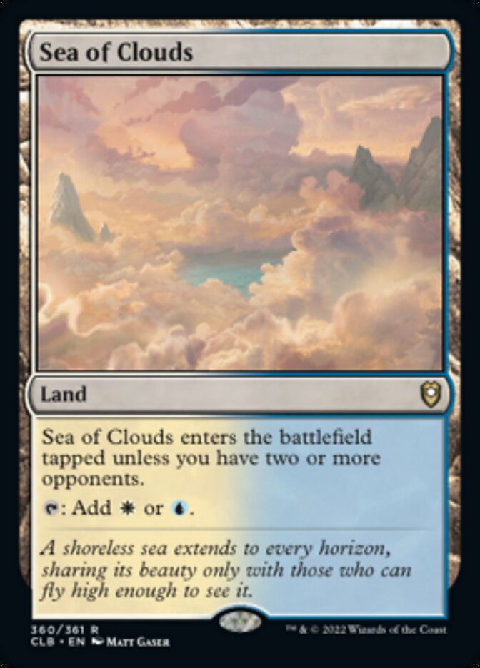 Sea of Clouds [Commander Legends: Battle for Baldur's Gate] | Game Master's Emporium (The New GME)
