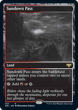 Sundown Pass [Innistrad: Double Feature] | Game Master's Emporium (The New GME)