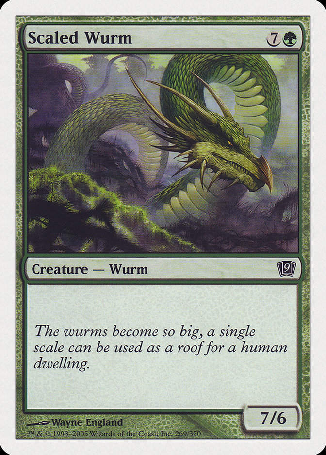 Scaled Wurm [Ninth Edition] | Game Master's Emporium (The New GME)