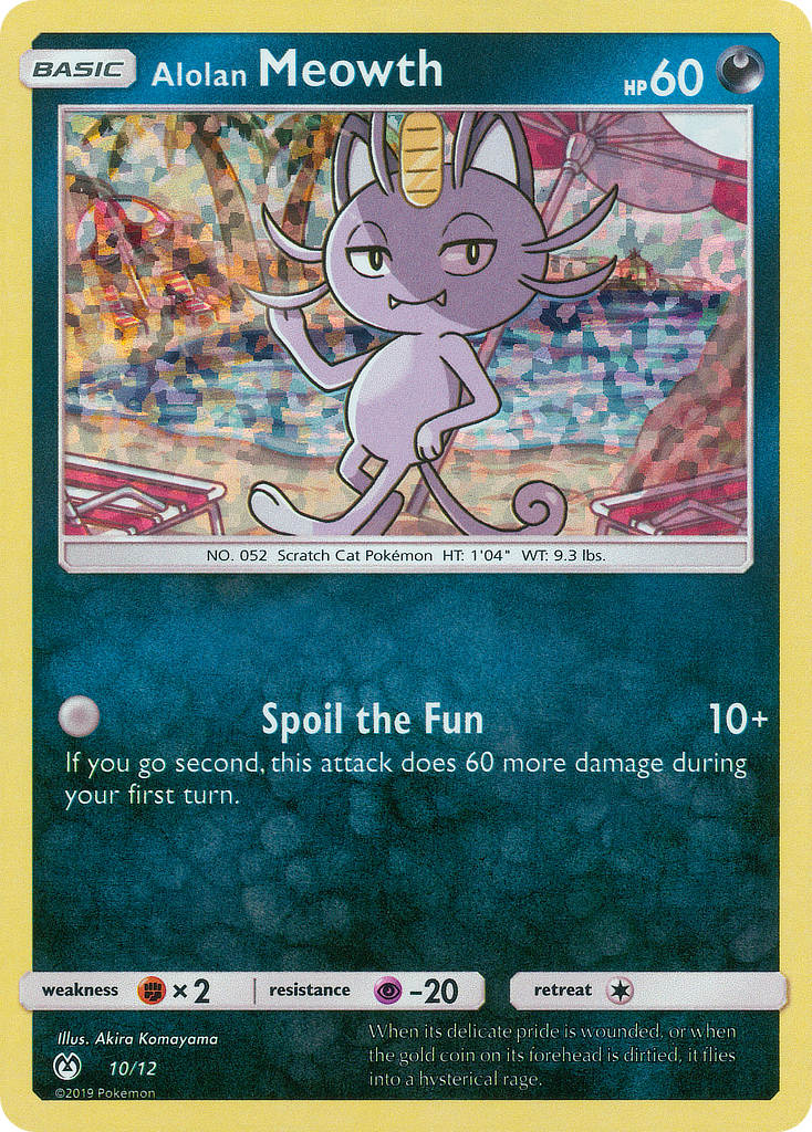 Alolan Meowth (10/12) [McDonald's Promos: 2019 Collection] | Game Master's Emporium (The New GME)