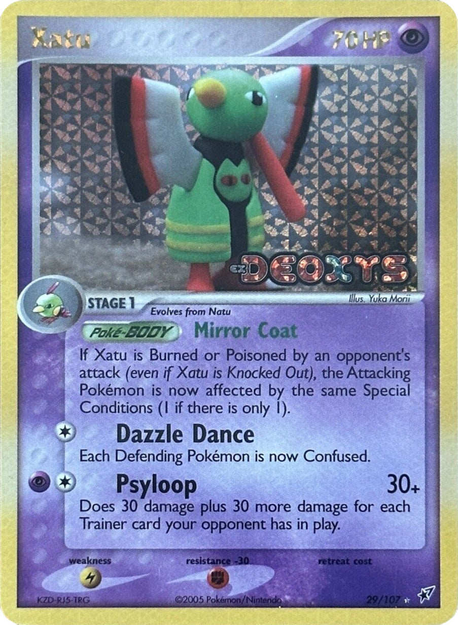 Xatu (29/107) (Stamped) [EX: Deoxys] | Game Master's Emporium (The New GME)