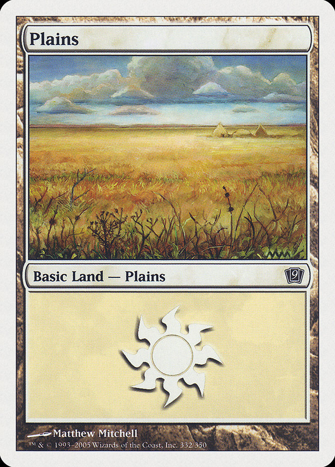 Plains (332) [Ninth Edition] | Game Master's Emporium (The New GME)