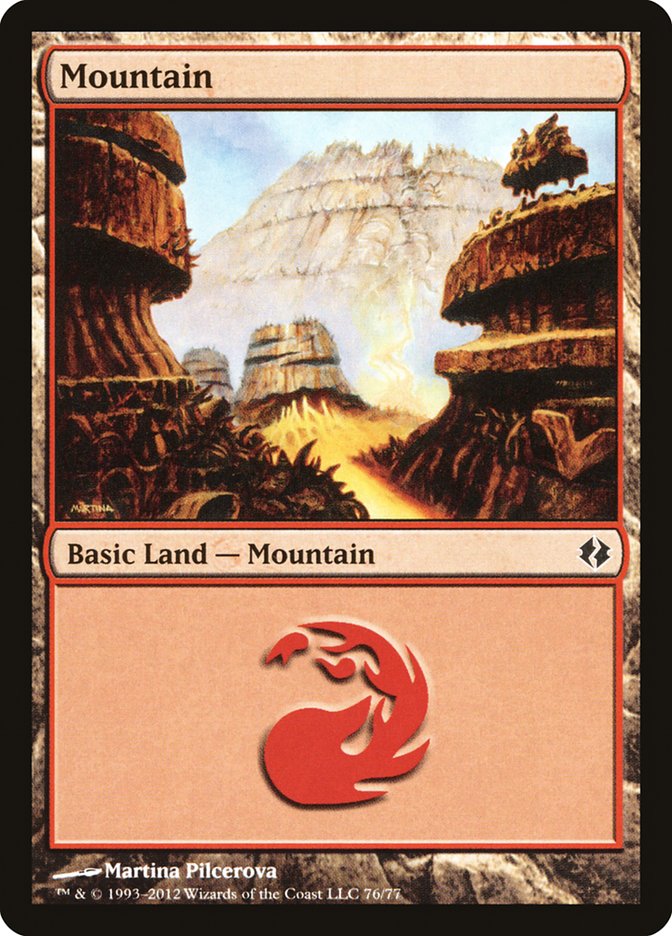 Mountain (76) [Duel Decks: Venser vs. Koth] | Game Master's Emporium (The New GME)