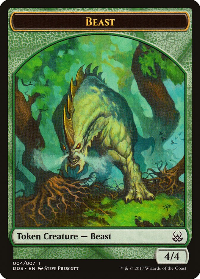 Beast Token [Duel Decks: Mind vs. Might Tokens] | Game Master's Emporium (The New GME)