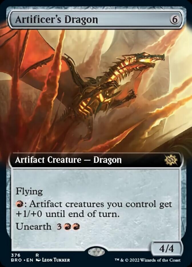Artificer's Dragon (Extended Art) [The Brothers' War] | Game Master's Emporium (The New GME)