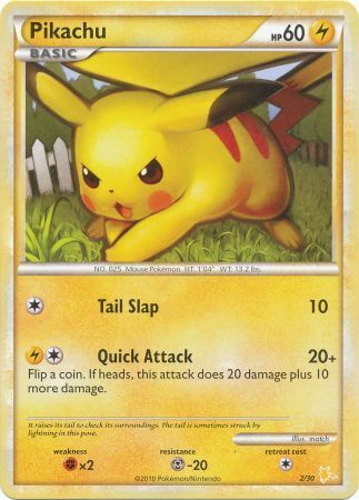 Pikachu (2/30) [HeartGold & SoulSilver: Trainer Kit - Raichu] | Game Master's Emporium (The New GME)