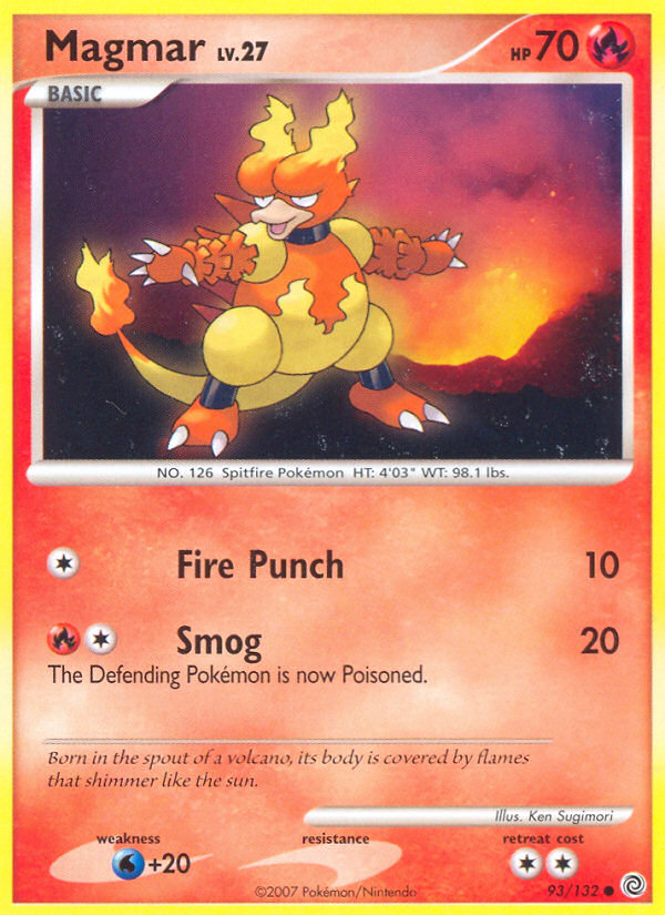 Magmar (93/132) [Diamond & Pearl: Secret Wonders] | Game Master's Emporium (The New GME)