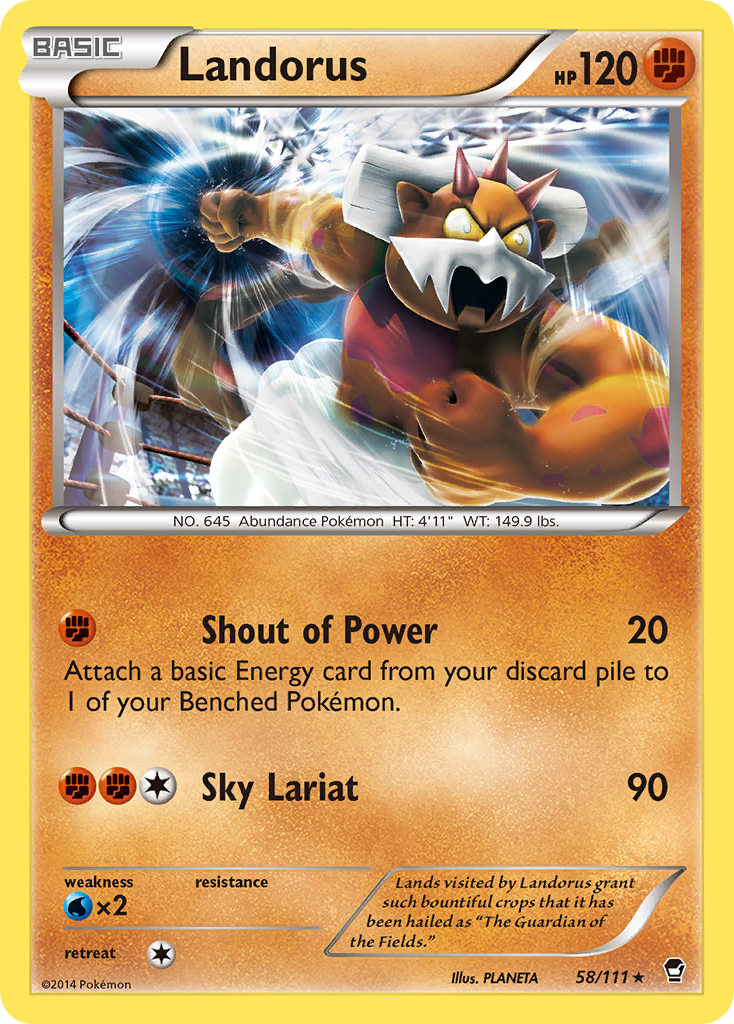 Landorus (58/111) [XY: Furious Fists] | Game Master's Emporium (The New GME)