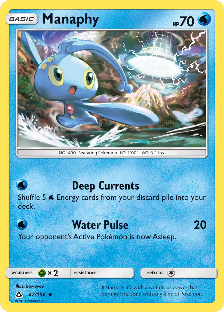 Manaphy (42/156) [Sun & Moon: Ultra Prism] | Game Master's Emporium (The New GME)