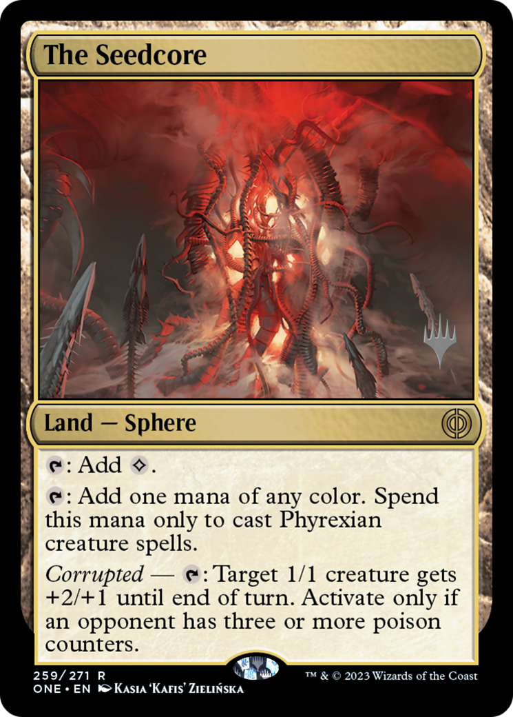 The Seedcore (Promo Pack) [Phyrexia: All Will Be One Promos] | Game Master's Emporium (The New GME)