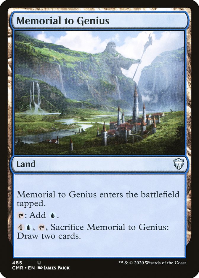 Memorial to Genius [Commander Legends] | Game Master's Emporium (The New GME)