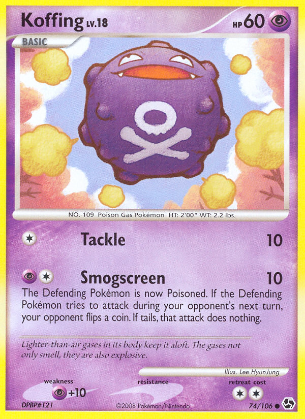 Koffing (74/106) [Diamond & Pearl: Great Encounters] | Game Master's Emporium (The New GME)