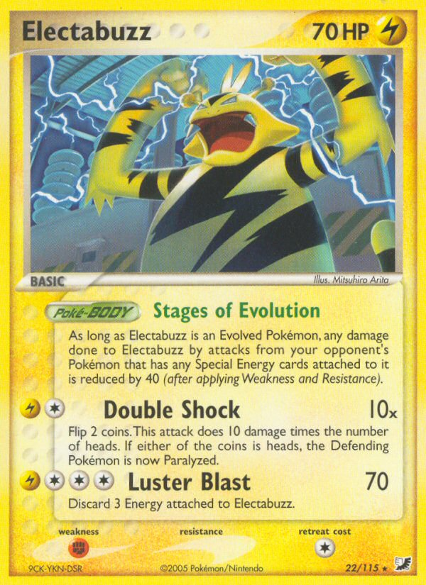 Electabuzz (22/115) [EX: Unseen Forces] | Game Master's Emporium (The New GME)