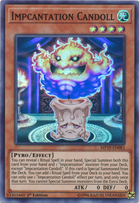 Impcantation Candoll [MP19-EN083] Super Rare | Game Master's Emporium (The New GME)