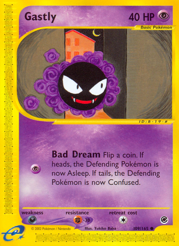 Gastly (109/165) [Expedition: Base Set] | Game Master's Emporium (The New GME)