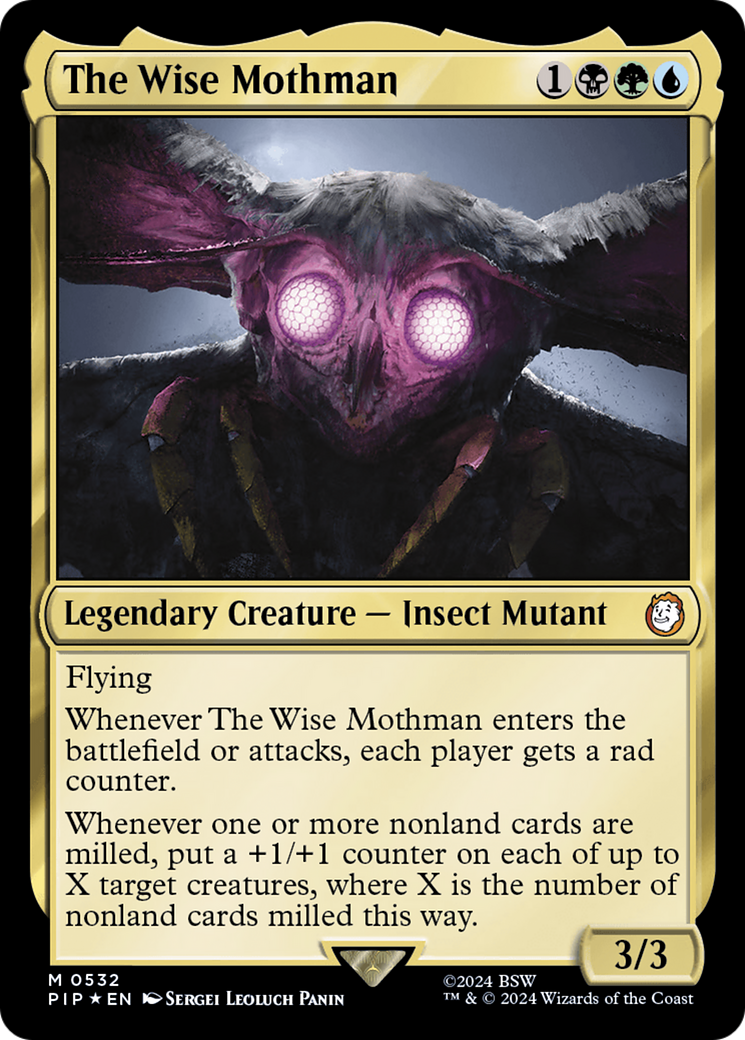 The Wise Mothman (Surge Foil) [Fallout] | Game Master's Emporium (The New GME)