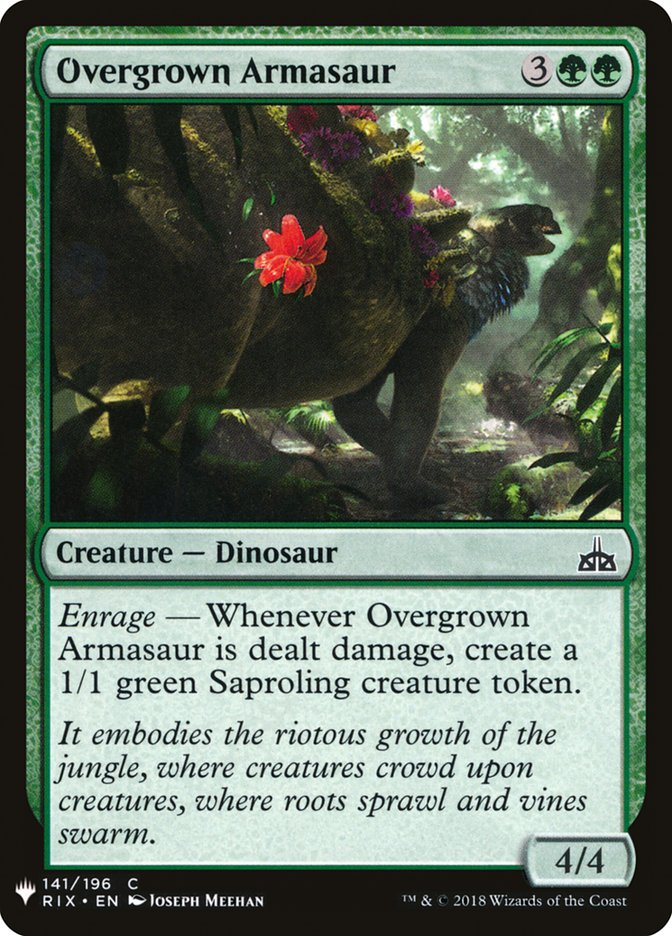 Overgrown Armasaur [Mystery Booster] | Game Master's Emporium (The New GME)