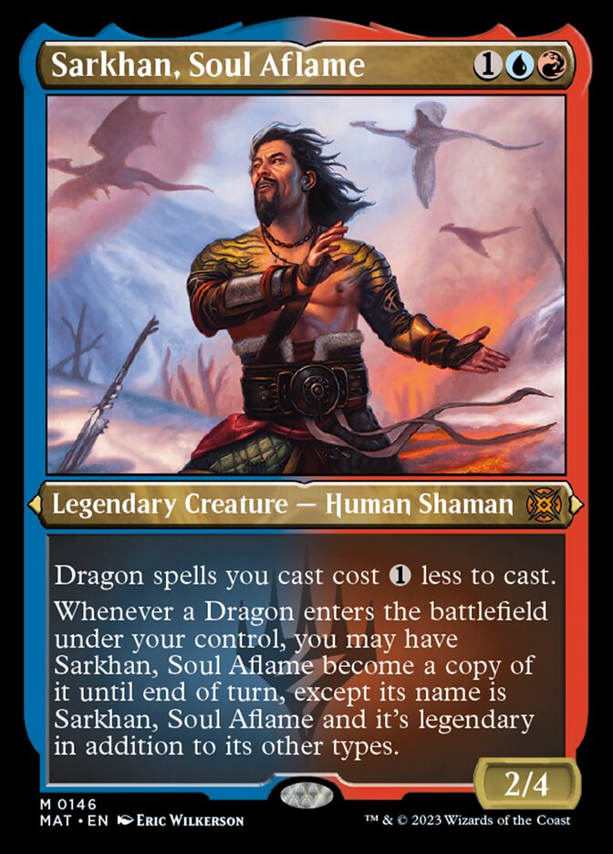 Sarkhan, Soul Aflame (Foil Etched) [March of the Machine: The Aftermath] | Game Master's Emporium (The New GME)