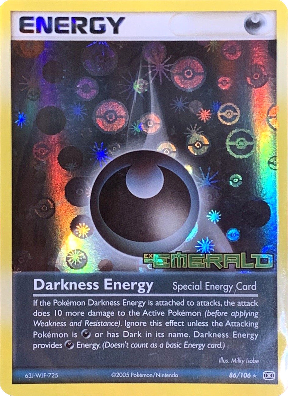 Darkness Energy (86/106) (Stamped) [EX: Emerald] | Game Master's Emporium (The New GME)