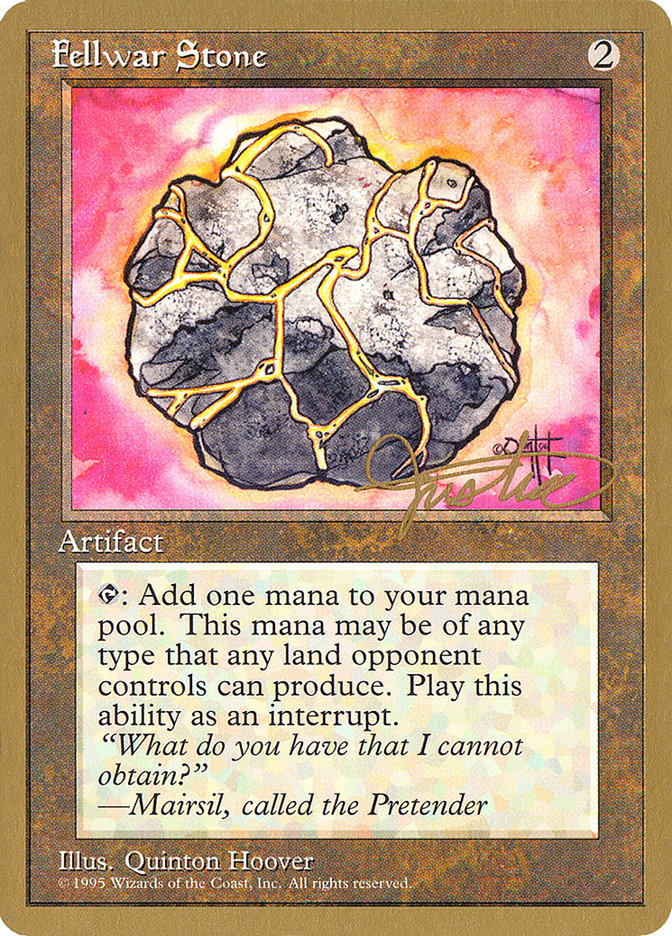 Fellwar Stone (Mark Justice) [Pro Tour Collector Set] | Game Master's Emporium (The New GME)