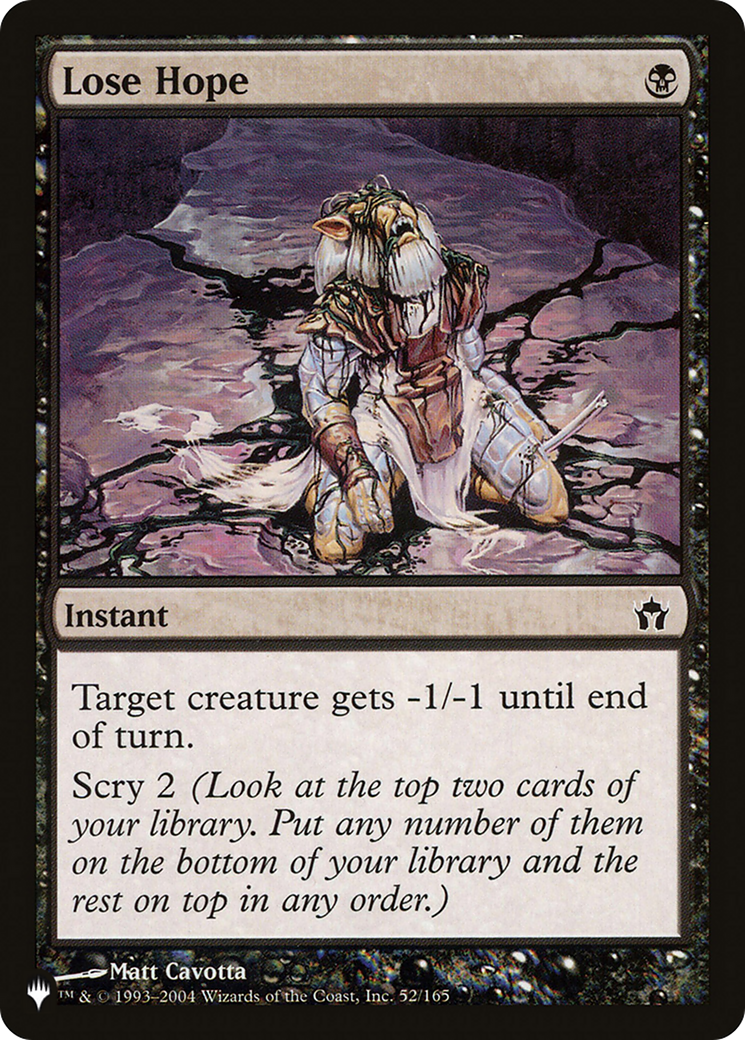 Lose Hope [The List] | Game Master's Emporium (The New GME)