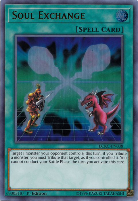 Soul Exchange [LCKC-EN038] Ultra Rare | Game Master's Emporium (The New GME)